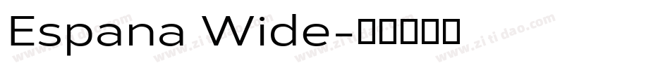 Espana Wide字体转换